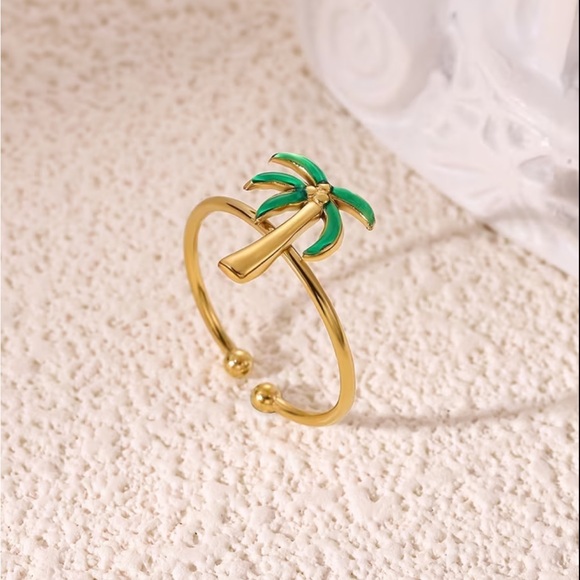 Palm Tree Ring #2455 - Picture 3 of 7